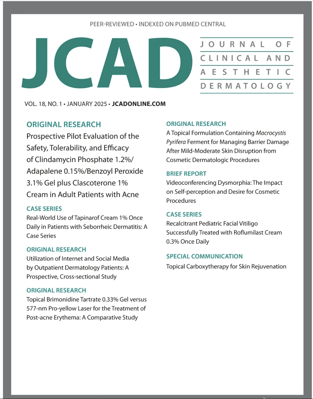 Evaluation of Safety, Tolerability, and Efficacy of Phosphate 1.2%/Adapalene .15%/Benzoyl Peroxide 3.1% Gel plus Clascoterone 1% Cream in Adult Patients with Acne